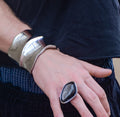 OBSIDIAN STONE RING